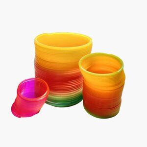 Slinkys Springs Rainbow Fidget Sensory Toys  Lot  3